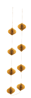 Paper Honeycomb Finial Garland