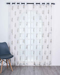 Parda online Premium Embroidery Tissue Curtain with Soft & Durable Fabric