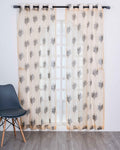 Parda online Premium Embroidery Tissue Curtain with Soft & Durable Fabric