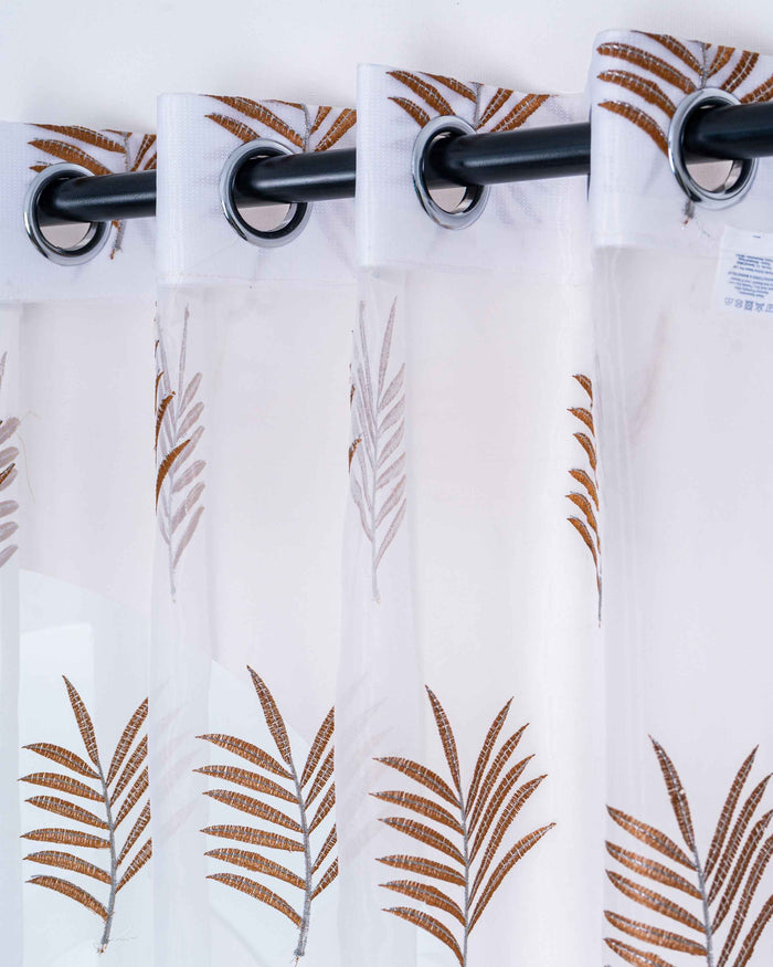 Parda online Premium Embroidery Tissue Curtain with Soft & Durable Fabric