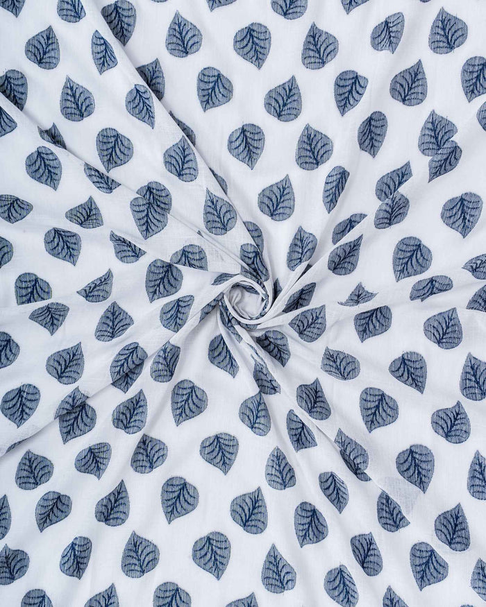 Parda online Premium Jacquard Linen Curtain with Leaf Design with Soft & Durable Fabric