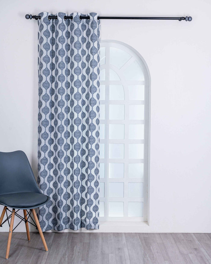 Parda online Premium Jacquard Linen Curtain with Soft & Durable Fabric