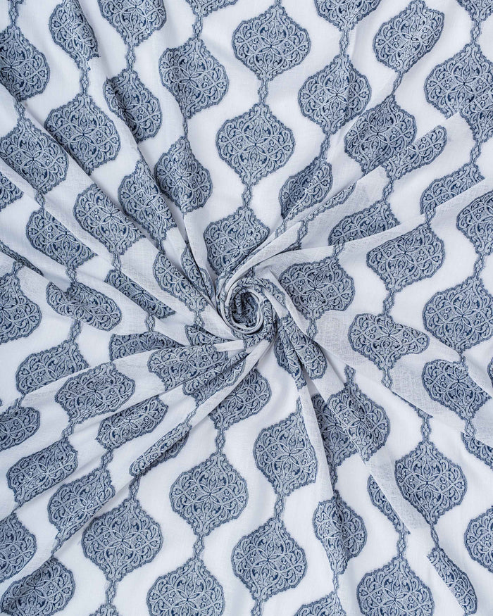 Parda online Premium Jacquard Linen Curtain with Soft & Durable Fabric