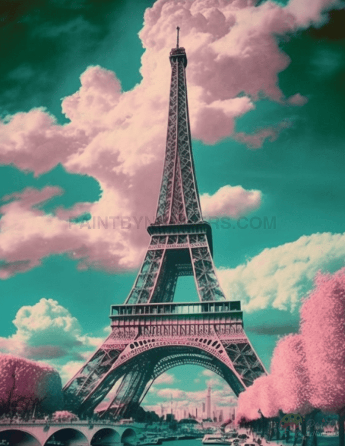 Paris In Fall Paint By Numbers Kit