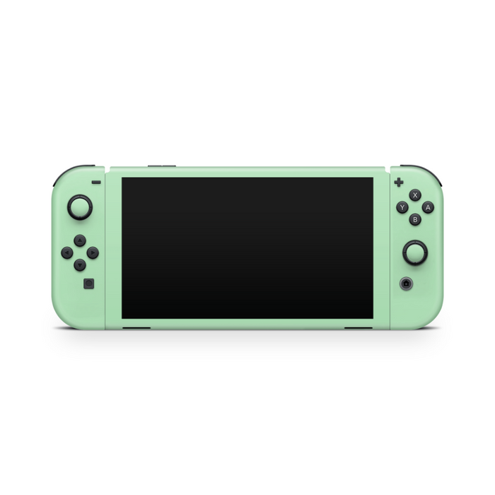 Pastel Green Nintendo Switch OLED Decal Skin