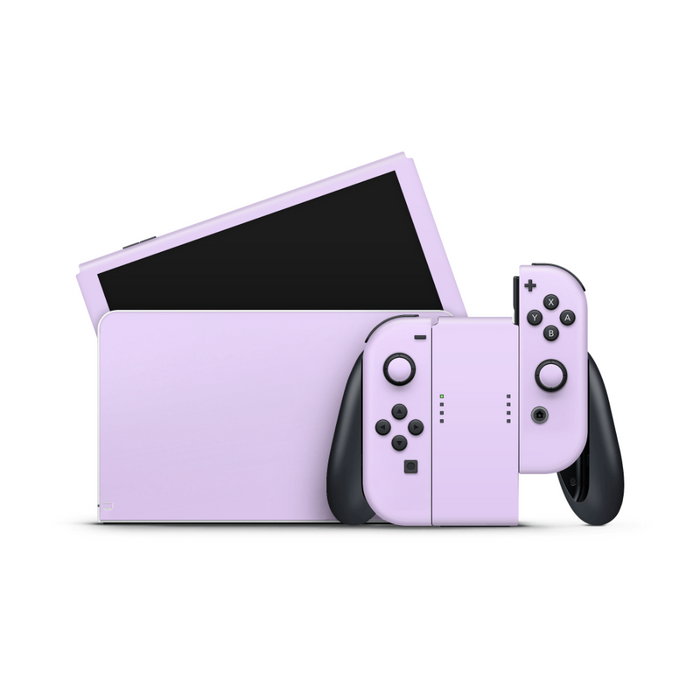 Pastel Lilac Nintendo Switch OLED Decal Skin