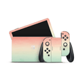 Peachy Sunset Nintendo Switch OLED Decal Skin