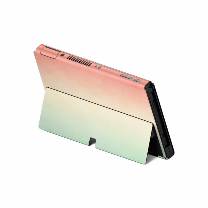 Peachy Sunset Nintendo Switch OLED Decal Skin