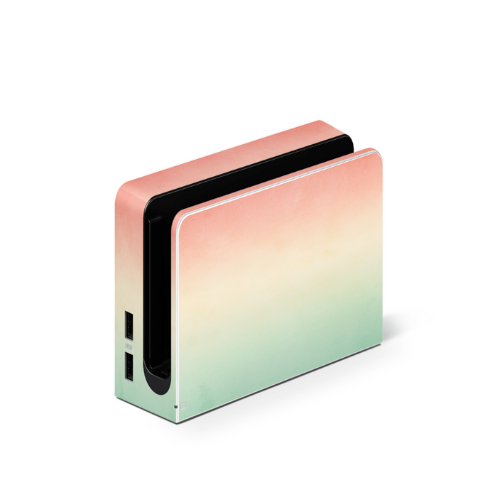 Peachy Sunset Nintendo Switch OLED Decal Skin