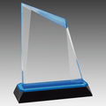 6.75" Blue Peak Diamond Corner Base Impress Acrylic