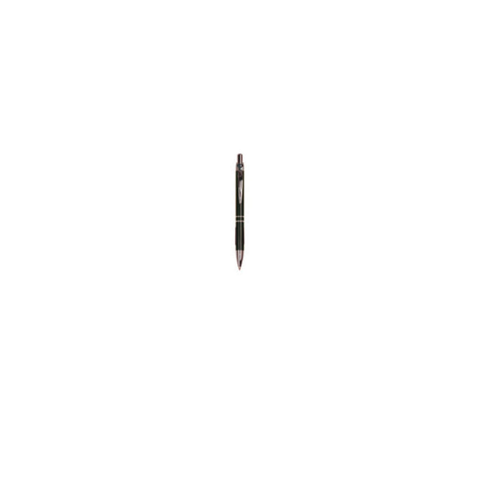 Black with Silver Trim Pen with Gripper