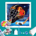 Philadelphia Flyers NHL Hockey Net & Mask Diamond Painting