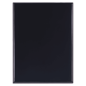 7"x9" Black Piano Finish Plaque
