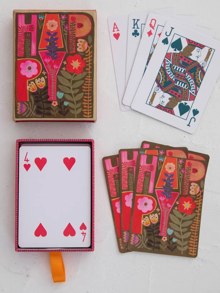 Playing Cards-Happy