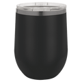 PC 12 oz. Black/Ghost Black ION-Plated Stemless Wine Tumbler
