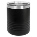 PC 10 oz. Black Vacuum Insulated Ringneck Tumbler w/ Lid