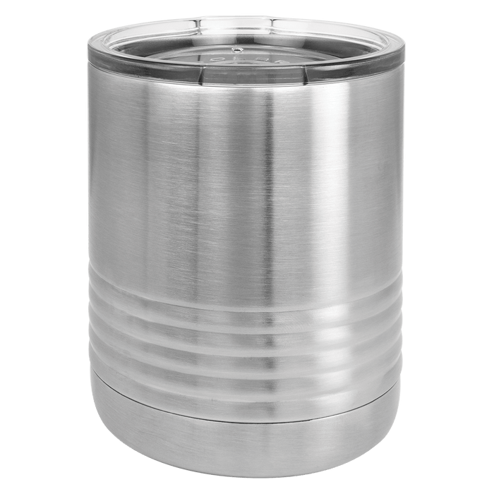 PC  10 oz. Stainless Steel Ringneck Tumbler w/Clear Lid
