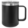 Polar Camel 15 oz. Black Vacuum Insulated Mug w/ Slider Lid