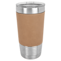 Polar Camel 20 oz. Light Brown Laserable Leatherette Tumbler