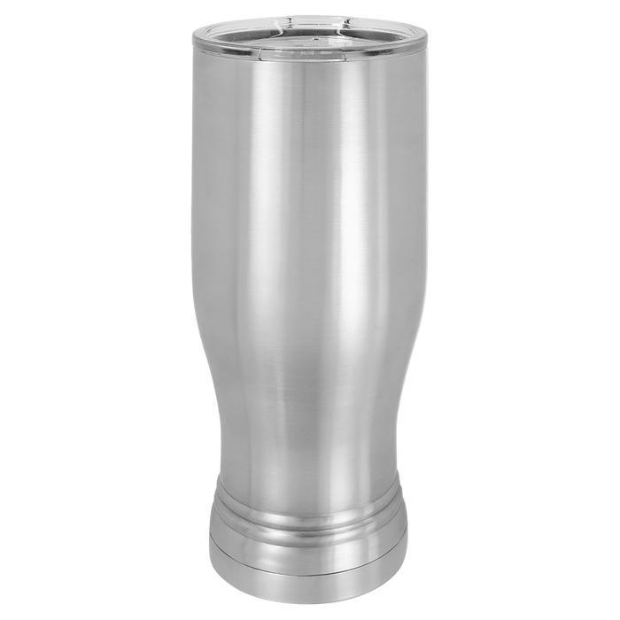 Polar Camel Stainless Steel 20 oz Pilsner with Clear Lid