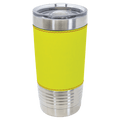 Polar Camel 20 oz. Softball Leather Tumbler with Slider Lid