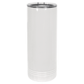 Polar Camel 22 oz. White Skinny Tumbler w/ Slider Lid
