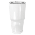 Polar Camel 30 oz. White Vacuum Insulated Tumbler w/Lid