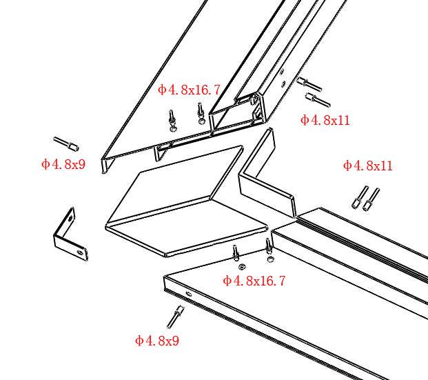 Pop Top Roof Surround Bottom Corners Joint 1 - Aussie Traveller