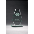 5" x 8" Premium Series Jade Glass Award