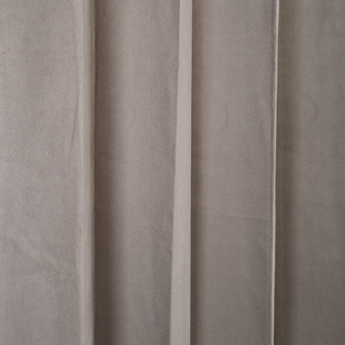 Premium Velvet Soft feel -Room Darkening - Luxury Blackout-Grey