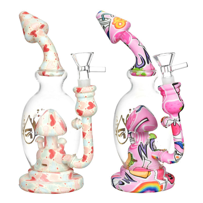 Pulsar Silicone & Glass Shroomy Water Pipe
