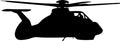 RAH-66 Comanche stealth military helicopter silhouette wall decal by Jaycee Haynes