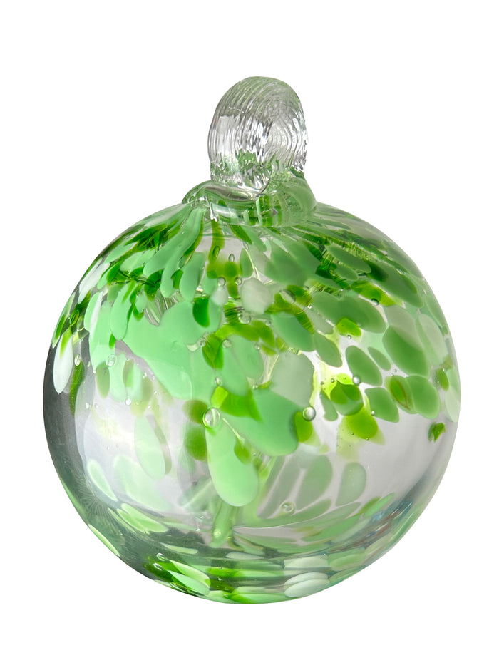 Rainbow Tree of Life Celtic 4 Inch Hand Blown Decorative Glass Ornament