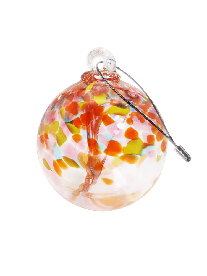 Rainbow Tree of Life Eden 4 Inch Hand Blown Decorative Glass Ornament