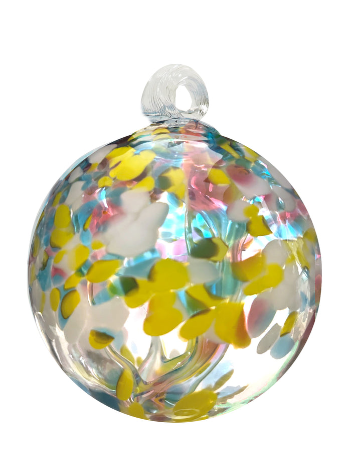 Rainbow Tree of Life Spring 4 Inch Hand Blown Decorative Glass Ornament