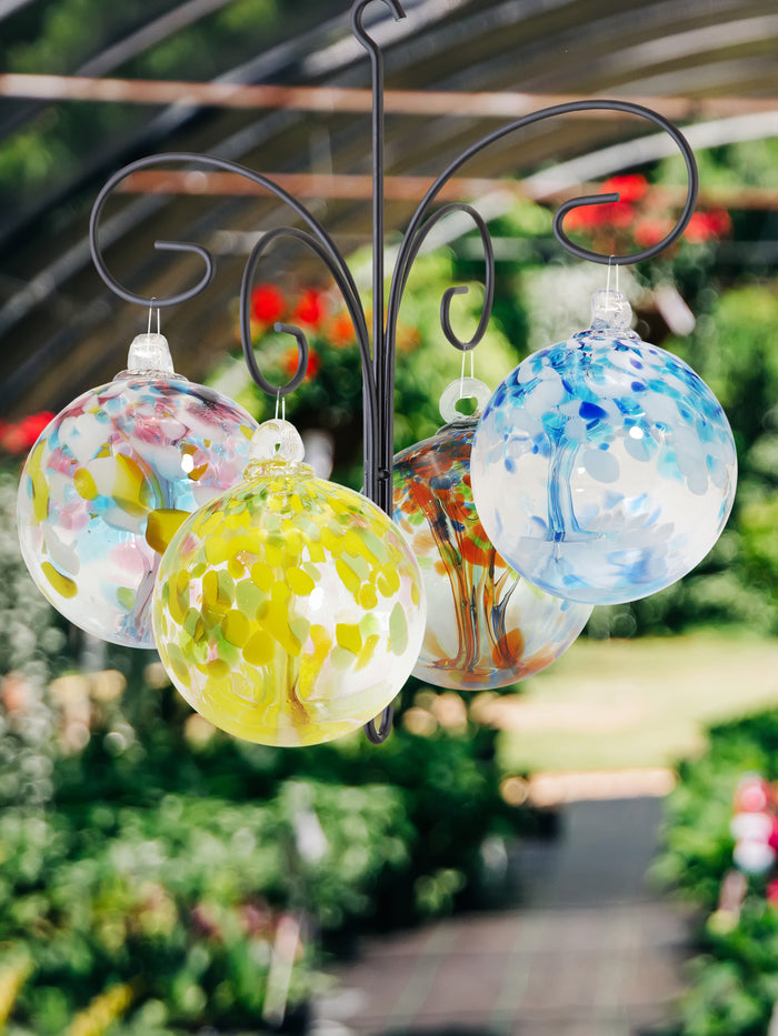 Rainbow Tree of Life Spring 6 Inch Hand Blown Decorative Glass Ornament