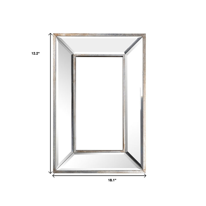 Rectangle Accent Wall Mirror | 12"x18"
