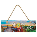 Sublimatable Rectangle Ceramic Wall Decor with String