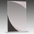 7.5" Rectangle Designer Glass Award