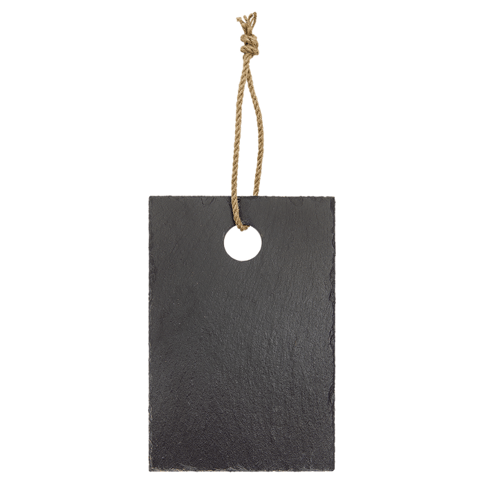 9" x 6" Rectangle Slate Cutting Board with Hanger String