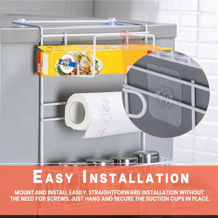 Refrigerator Side Wall Storage Rack