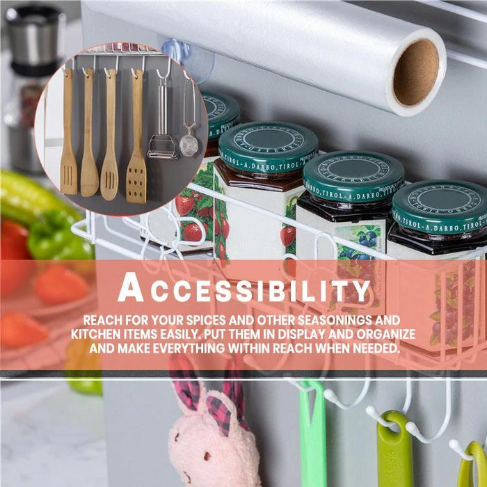 Refrigerator Side Wall Storage Rack
