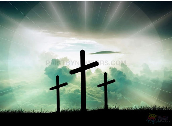 Religious Easter He Is Risen Paint By Numbers Kit