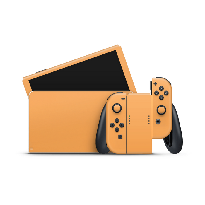Retro Orange Nintendo Switch OLED Decal Skin