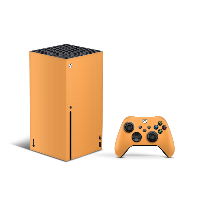 Retro Orange Xbox Series X Decal Skin