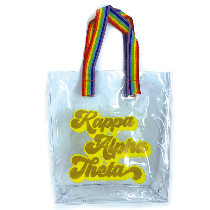 Retro Vinyl Tote - Kappa Alpha Theta