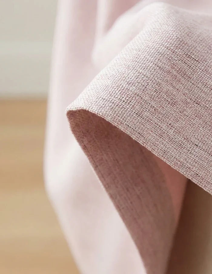 Rideau Occultant Monocouche Chiné - Rose