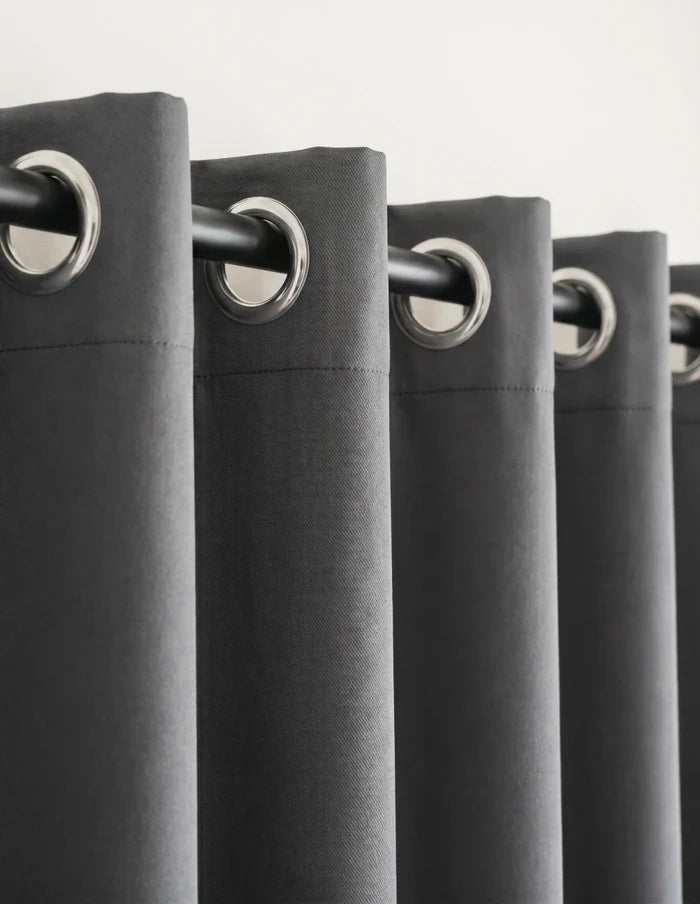 Rideau Occultant Thermique et Phonique - Gris Anthracite