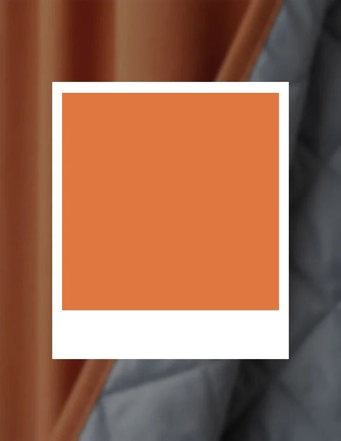 Rideau Occultant Thermique et Phonique - Orange