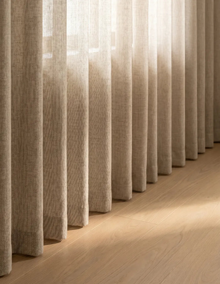 Rideau Tamisant | Effet Lin - Beige